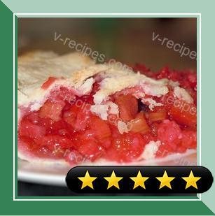 Favorite Strawberry Rhubarb Pie recipe