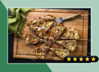 Frittata With Kasha, Leeks and Spinach recipe