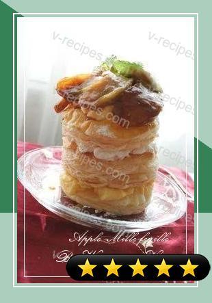 Caramelized Apple with Puff Pastry recipe