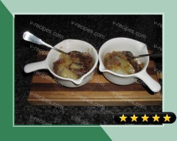 Fig and Pear Crumble recipe