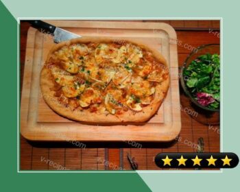 Apple, Honey & Caramelized Onion Flatbread Pizza recipe