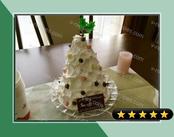 Tree-Shaped Christmas Cake recipe