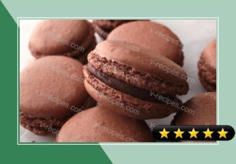 French Chocolate Macarons with Chocolate Ganache Recipe recipe