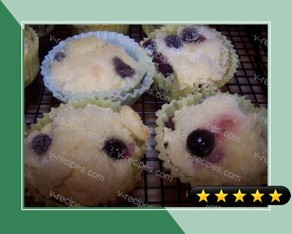 Lemon-Dipped Blueberry Muffins recipe