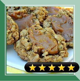 Caramel Chewy Oatmeal Cookies recipe