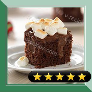 Toasted Marshmallow-Chocolate Pudding Cake recipe