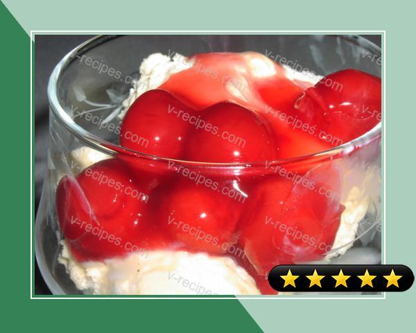 Ice Cream With Cherries recipe