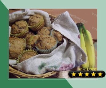 Moist and Healthy Banana Muffins recipe