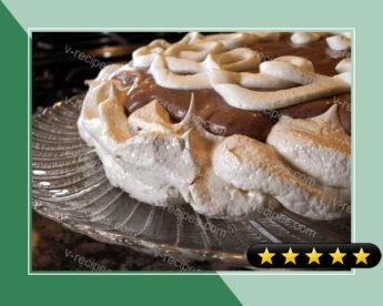 Low-Fat Chocolate Mousse in a Meringue Shell (Pavlova) recipe
