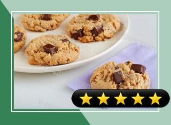 Chocolate-Peanut Butter Oatmeal Cookies recipe