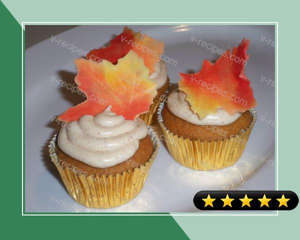 Pumpkin Spice Cupcakes with Cinnamon Cream Cheese Icing recipe