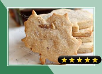 Maple Walnut Shortbread Cookies recipe