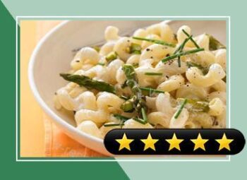 Mac and Cheese with Asparagus and Chives recipe