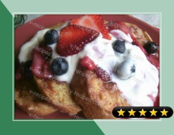 Brioche French Toast With Fresh Berry Compote recipe