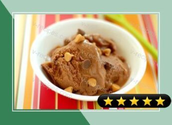 Peanut Butter and Chocolate Frozen Yogurt recipe