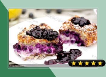 Blueberry French Toast (Low-fat) recipe