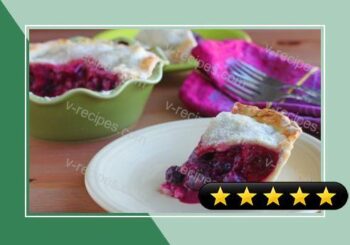 Mixed Berry Sour Cream Mini Pie (Serves Two) recipe