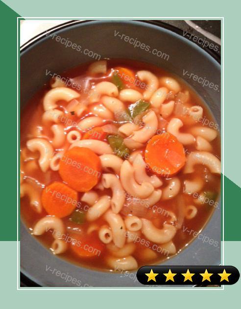 Macaroni Vegetable Soup recipe