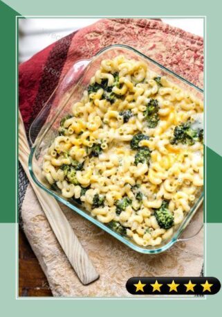 Roasted Broccoli Macaroni & Cheese recipe