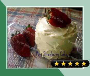 Mini Strawberry Cakes recipe