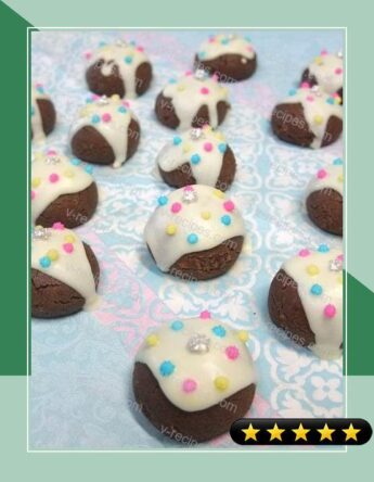 Snowball-style Decorated Chocolate Cookies recipe