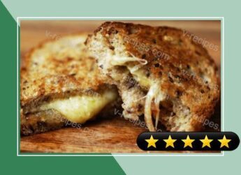 Gruyere Grilled Cheese with Caramelized Onions recipe