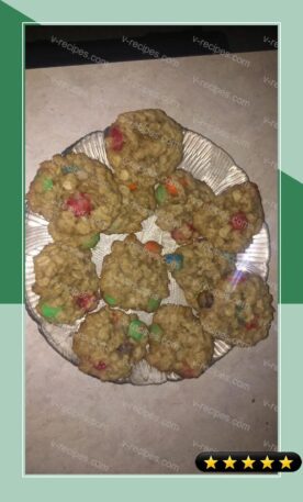 Oatmeal M&M cookies recipe