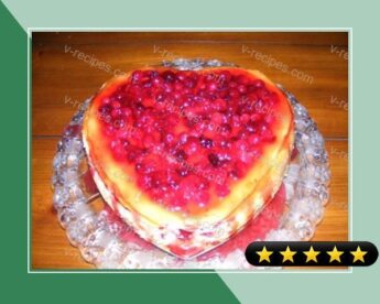 Cranberry Eggnog Cheesecake recipe