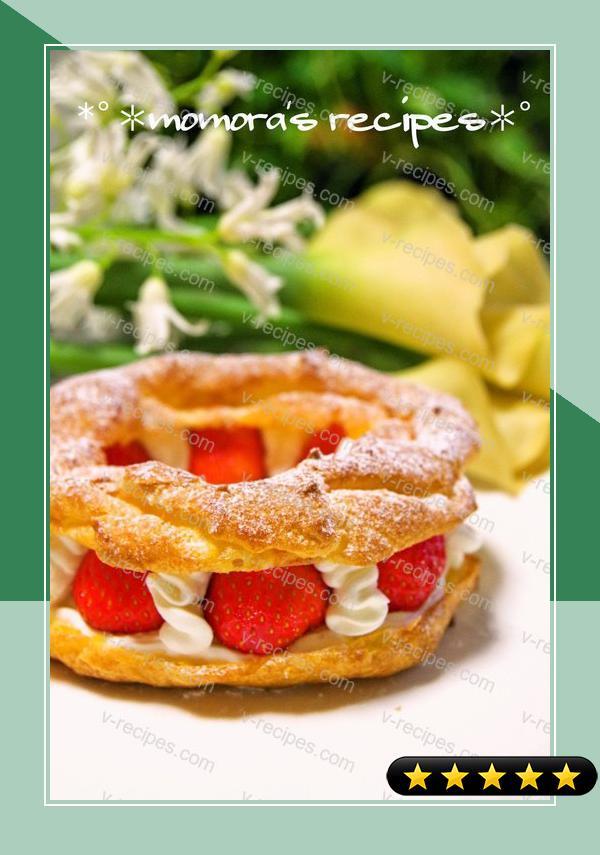 Easy Paris-Brest Cream Puffs using Pancake Mix for Festive Occasions recipe
