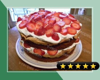 Strawberry Meringue Torte recipe