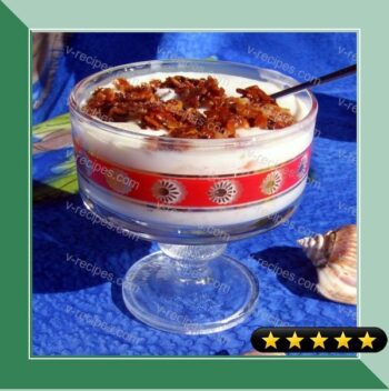 Rice Blancmange (Pudding) With Caramelized Coconut recipe