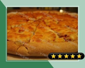 Awesome Stuffed Crust Pizza (Tomato Free) recipe