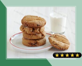 Chewy Granola Peanut Butter Cookies recipe