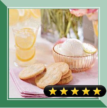 Lemon-Cornmeal Cookies recipe