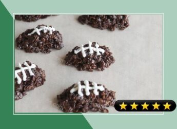 Chocolate Football Cereal Cookies recipe