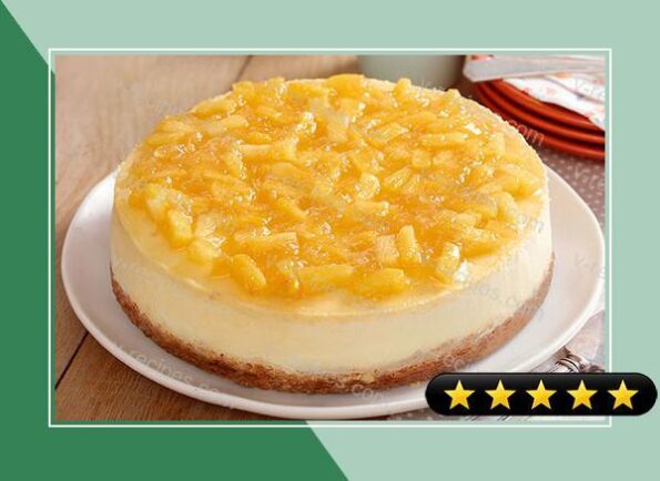 Pineapple-Topped New York Cheesecake recipe