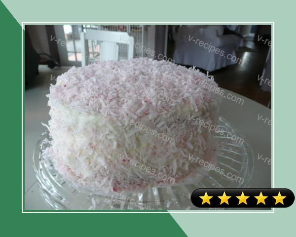 Raspberry Coconut Cake recipe