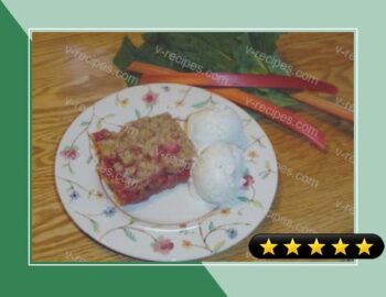 Rhubarb Crunch recipe