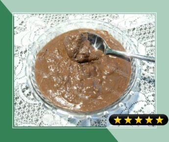 Chocolate Almond Cheesecake Pudding (Healthy) recipe