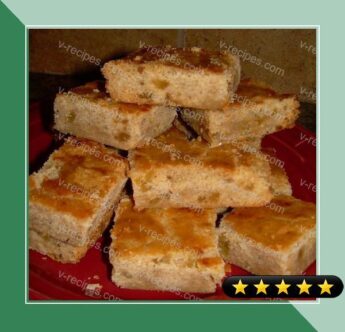 Candied Ginger - Cardamom Bars recipe