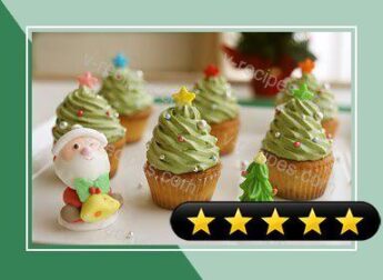 Easy! Christmas Tree Cupcakes recipe