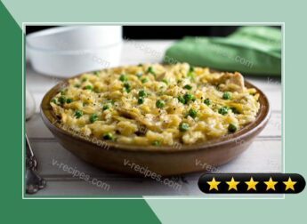 Baked Orzo With Artichokes and Peas recipe