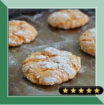 Orange Crinkle Cookies recipe