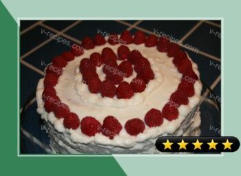 Raspberry White Chocolate Cake recipe