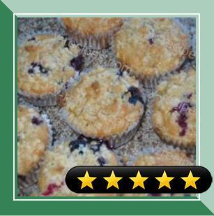 Mango Blueberry Muffins with Coconut Streusel recipe