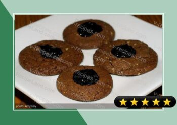 Chocolate Thumbprint Jam Cookies recipe