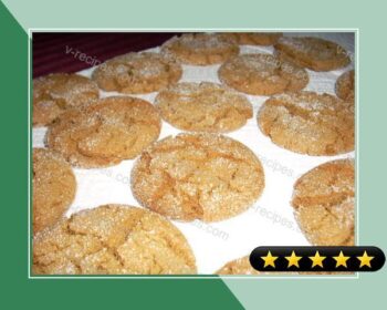 Crackle-Top Molasses Cookies recipe