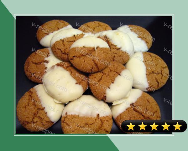 Dipped Gingersnaps recipe