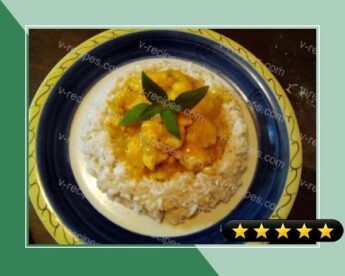 Amy's Ginger Fruity Curry with Coconut Rice recipe