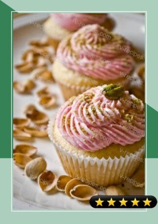 Pistachio-Rosewater Cupcakes recipe